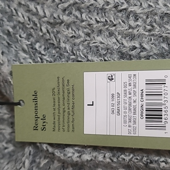 Goodfellow Gray Sweater - Picture 2 of 2